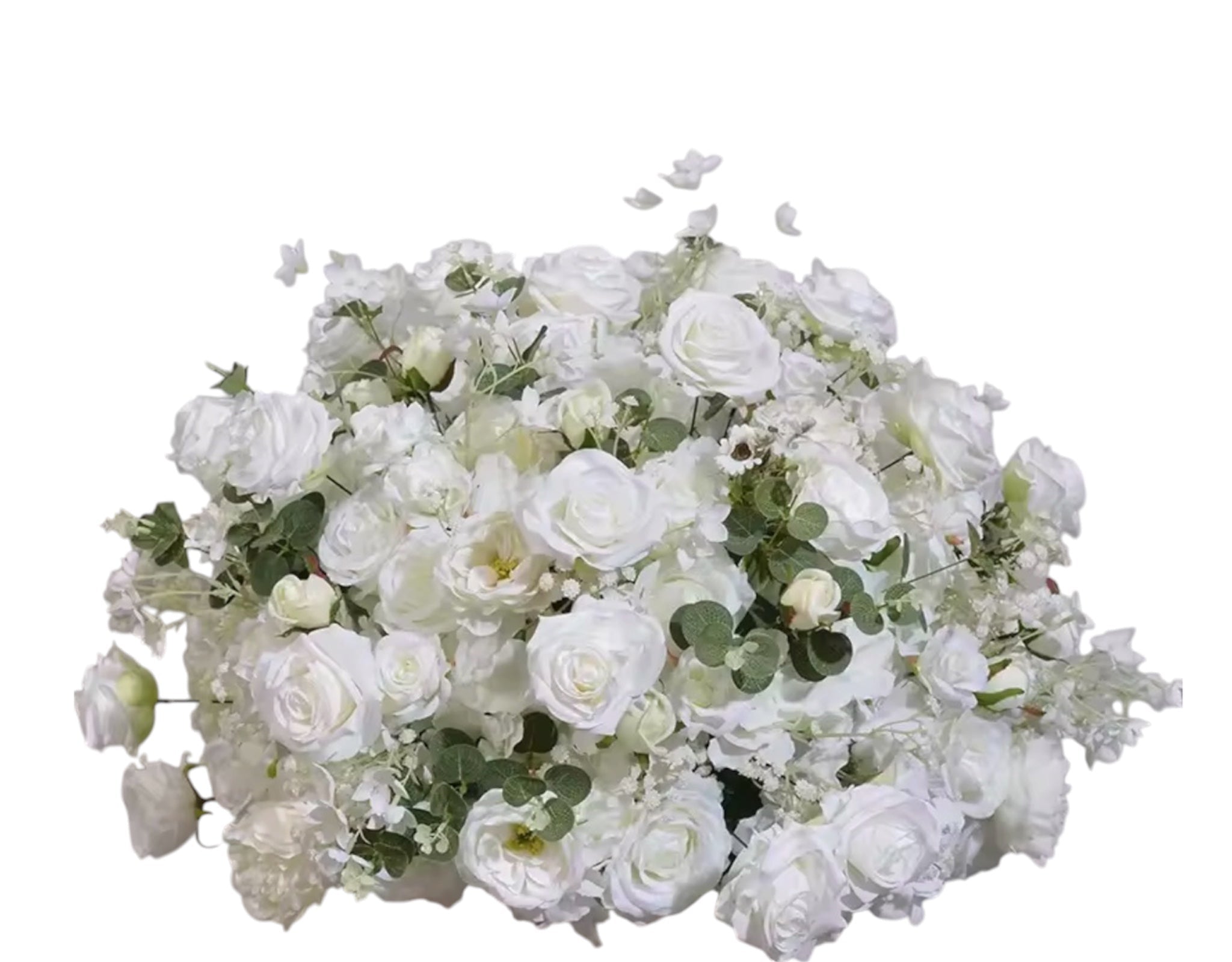 Bouquet de roses blanches (artificielle)